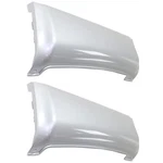 Set Of 2 Bumper Face Bar Trims Molding Step Pads Rear Driver & Passenger Pair. Fixed Price $74.34.