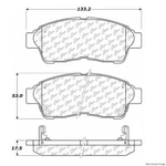 Centric Front Disc Brake Pad For 1997-2001 Camry (300.05620). Fixed Price $31.84.