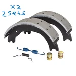 X2 Sets Haldex GR1443EG Drum Brake Kit Reman, Front, Relined, Shoes,. Fixed Price $139.99.
