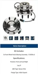-front Wheel Hub Bearing For Chevy Silverado Gmc Sierra 1500 Hd 2500 3500 4WD. Fixed Price $59.00.