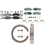 Front Brake Pads Rear Parking Shoes Kit For Gmc Sierra 1500 Classic 2005-2007. Fixed Price $135.63.