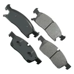 Akebono Proact Ultra Premium Ceramic Disc Brake Pad Kit ACT1455. Fixed Price $80.65.