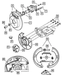 Genuine Mopar Brake Shoe Hold Down Spring Kit 5019735AA. Fixed Price $25.75.