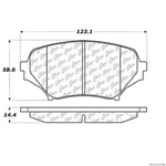 Centric Front Disc Brake Pad For MX-5, Miata (105.11790). Fixed Price $30.04.