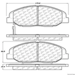 Centric Front Disc Brake Pad For Cts, Sts (102.13320). Fixed Price $42.74.