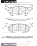 Centric Rear Disc Brake Pad For 12-20 F-150 (105.16020). Fixed Price $52.56.