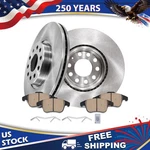 Disc Rotors Ceramic Brake Pads For Tiguan Limited Passat Audi Q3 Quattro Front. Fixed Price $145.99.