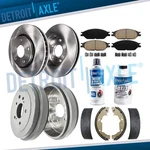 10PC Front Disc Rotors Brake Pads Rear Drums Shoes 1999 - 2003 Ford Windstar. Fixed Price $215.57.