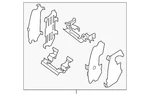 Genuine Nissan Disc Brake Anti-rattle Clip Set D1080-6LA0B. Fixed Price $68.24.