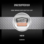 Genuine 2004-2025 Subaru Legacy Disc Brake Anti-rattle Clip 26232FE010. Fixed Price $39.00.