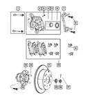 Genuine Mopar Brake Hub And Bearing Right Magneti Marelli 1BP00220AA. Fixed Price $96.69.