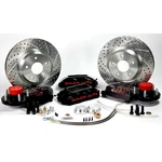 1963-1968 Corvette Baer TRACK4 Front 13" Drilled & Slotted Black Brake Kit. Fixed Price $2495.95.