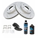 Trq BKA17307 Brake Kit For Honda Accord 1998-2002 Front 45022S10A02. Fixed Price $124.75.