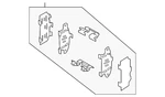Genuine Nissan Hardware Kit D4M80-3NA0A. Fixed Price $85.41.