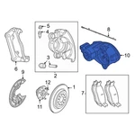 For Jeep Wagoneer 2022-2025 68412360AC Rear Right Parking Brake Actuator. Fixed Price $160.19.