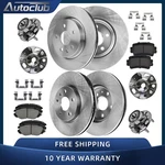 Front Rear Wheel Hub Bearing Brake Rotor Pad Kit For Impala Malibu Limited 9-5. Fixed Price $342.99.