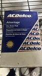 Delco Front Disc Brake Pads ACD#14D784CH GM#19286093 Ceramic. Fixed Price $40.00.