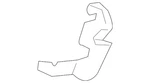 Genuine Mitsubishi Drum Brake Adjusting Lever 4600A111. Fixed Price $27.98.