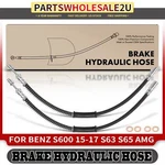 2X Front Lh &rh Brake Hydraulic Hose For Mercedes-benz W222 S600 S63 Amg S65. Fixed Price $26.99.