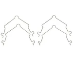 Raybestos Disc Brake Pad Drag Reduction Clip For 1999-2004 Grand Cherokee H6038. Fixed Price $31.88.