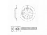 Disc Brake Rotor-fvp Premium Replacement Coated Winstop Fits 08-14 Cadillac Cts. Fixed Price $105.99.