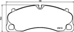 Hella Pagid 355039991 Front Disc Brake Pad Set For Porsche 911, 718 Boxster. Fixed Price $232.94.