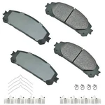 Akebono ACT1324A Proact Ultra Premium Ceramic Disc Brake Pad Kit. Fixed Price $70.86.
