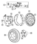 Genuine Mopar Brake Adjusting Hole Plug 5191317AA. Fixed Price $18.55.