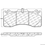 Centric Front Disc Brake Pad For Lexus (104.14400). Fixed Price $91.69.