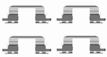 Disc Brake Pad Accessory Kit Front Akebono System Fits Subaru Textar 82501700. Fixed Price $21.31.