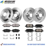 Front & Rear Disc Rotors + Ceramic Brake Pads For 2004 - 2010 Toyota Sienna. Fixed Price $158.64.