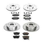 Power Stop K2440 Front/rear Z23 Evolution 1-CLICK Brake Kit For Honda Civic. Fixed Price $367.08.