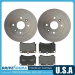 Front Disc Brake Rotors Pads Kit Fits Ford Aspire. Fixed Price $123.99.