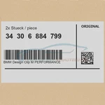2X Genuine Bmw 34306884799 - Design Clip Performance. Fixed Price $113.77.