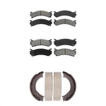 Front Brake Pads Rear Parking Shoes Kit For Gmc Sierra 3500 Classic 2007 OE34. Fixed Price $75.82.