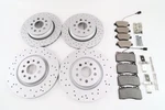 Maserati Ghibli Base Front Rear Brake Pads & Drilled Upgraded Rotors. Fixed Price $446.25.