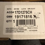 Rear Brake Pad Set Gm 19171816 Acdelco 17D1275CH Ceramic. Fixed Price $36.00.
