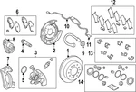 Genuine Toyota Disc Brake Anti-rattle Clip Set 04948-02200. Fixed Price $27.59.