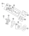 Genuine Mopar Disc Brake Pad Spring Kit 68313280AA. Fixed Price $143.91.