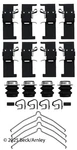 Beck Arnley Disc Brake Hardware Kit P 084 1840. Fixed Price $43.55.