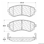 Centric Front Disc Brake Pad For 1989-1996 240SX (300.04220). Fixed Price $39.94.