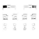 Genuine Dynamic Friction Dfc Disc Brake Hardware Kit 340-76005. Fixed Price $5.93.