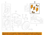 Nissan Oem 09-23 370Z Rear Suspension Brake Components-hardware Kit D40809N00C. Fixed Price $74.80.
