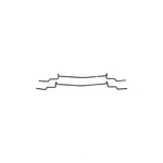 Disc Brake Anti-rattle Clip-service Replacement Spring Carlson H5400. Fixed Price $20.98.