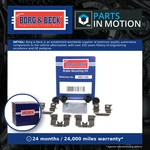 Brake Pad Fitting Kit Fits Kia Sorento MK2 2.4 Rear 09 15 B&b Quality New. Fixed Price $22.93.