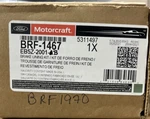 Motorcraft Front Disc Brake Pad BRF-1467. Fixed Price $80.75.