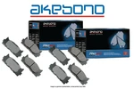 Front+rear Akebono Pro-act Ceramic Brake Pads FRS/BRZ/86 Usa Made AK10827. Fixed Price $159.99.