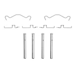 Dynamite Friction Disc Brake Hardware Kit For Matrix, Corolla, Celica 340-76044. Fixed Price $11.18.