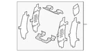 Genuine Mazda Disc Brake Anti-rattle Clip Set K1YW-33-29ZA. Fixed Price $60.58.