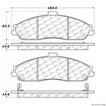 Centric Front Disc Brake Pad For Corvette, Xlr, Gto (106.07310). Fixed Price $49.74.